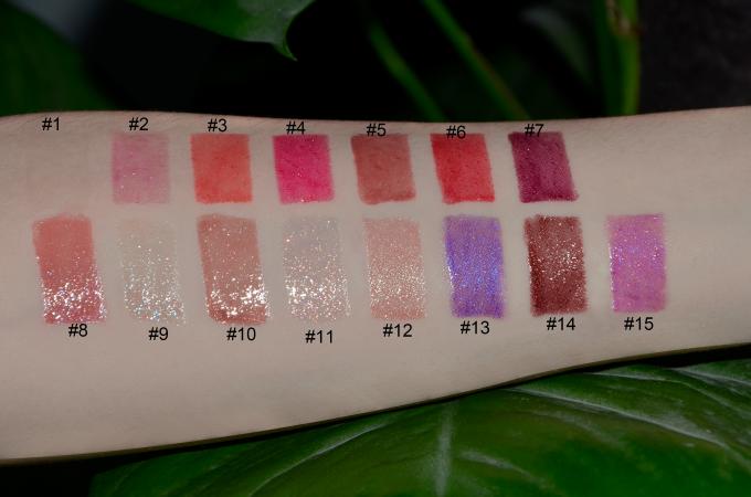 Des Pigment-freien Raumes 15 Farblippenkosmetischer Produkte hoher Schimmer Lipgloss wasserdicht